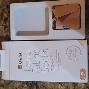 New Owlet Size One Fabric Socks